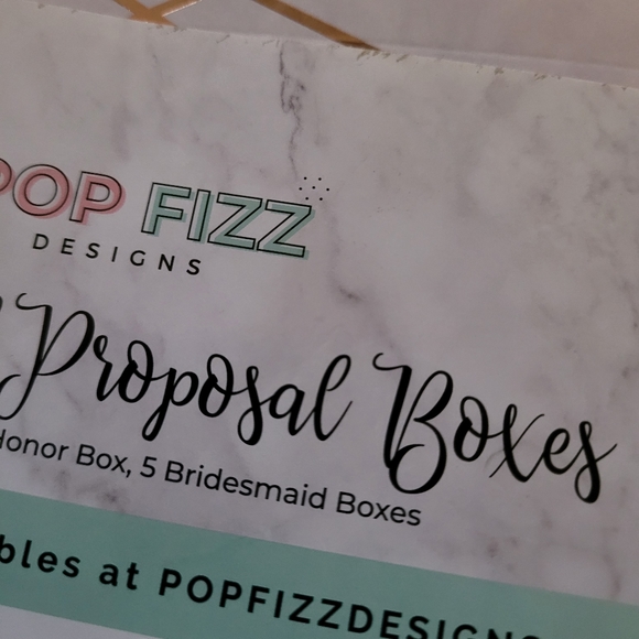 Bridesmaid and Maid of Honor Proposal Boxes - Wedding Planning Gift Boxes - Picture 3 of 3